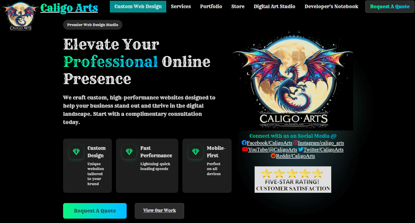 Modern Business Website