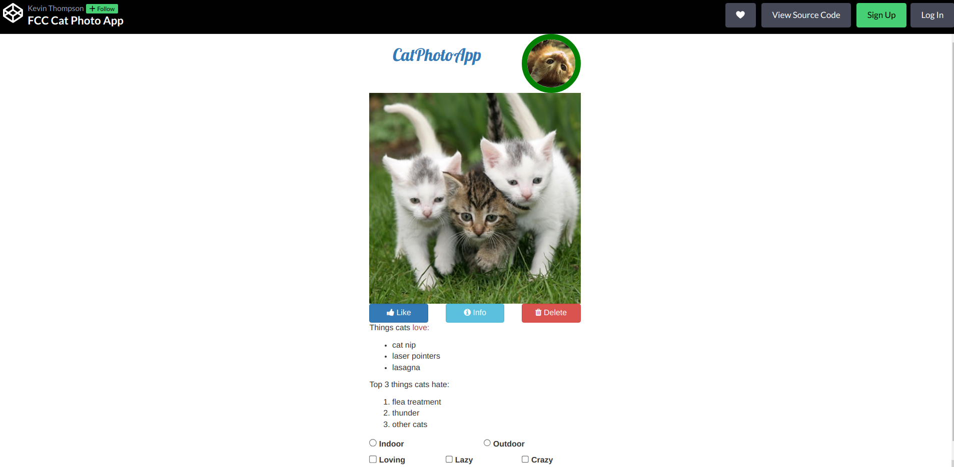 Cat Photo App thumbnail