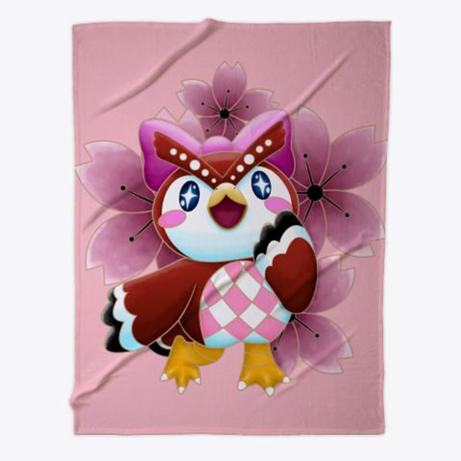 Celeste Flowers Fleece Blanket