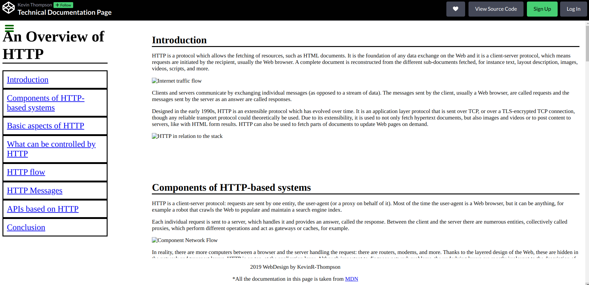 Technical Documentation Page thumbnail