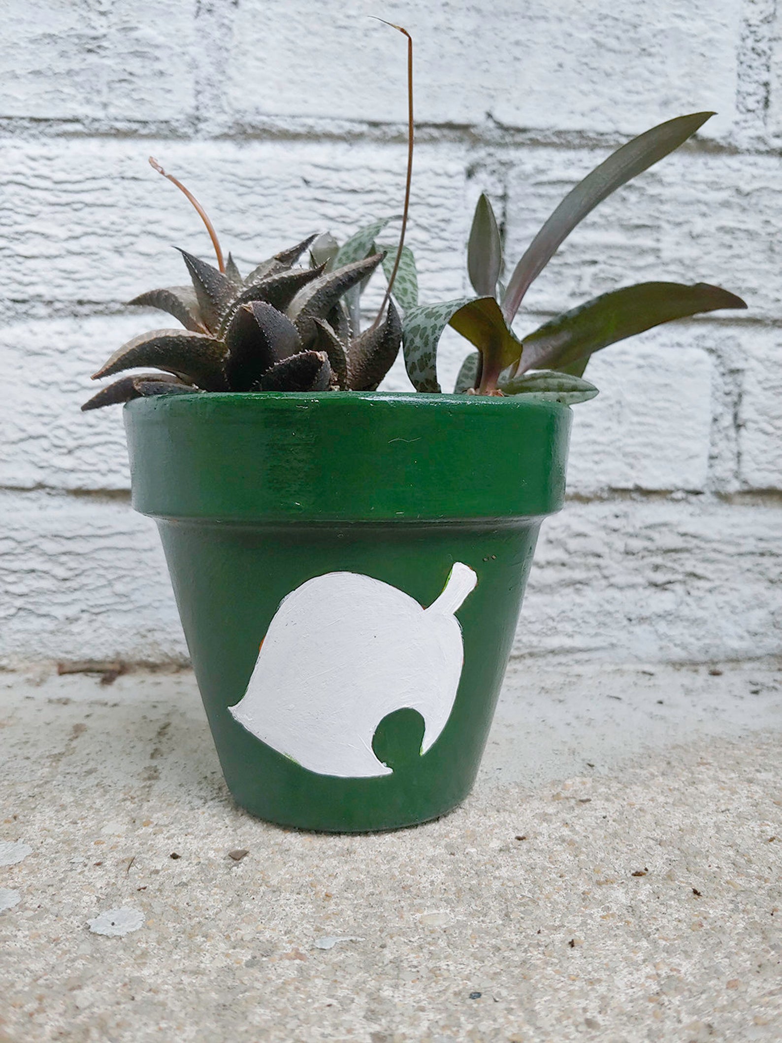 Nook inspired Leaf Pot